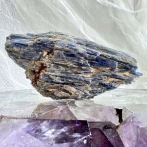 natural blue kyanite mineral specimen earth art home decor meditation tool crystal shop online