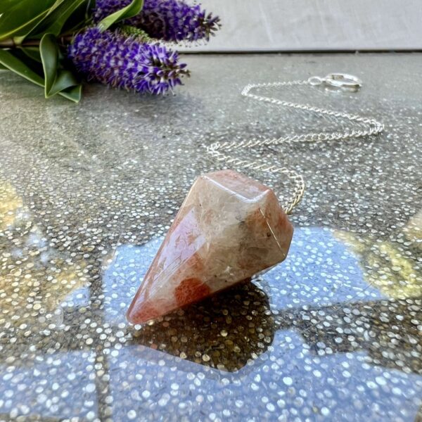 sunstone pendulum crystal divination tool online crystal shop NZ