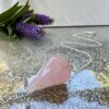 rose quartz pendulum natural pink crystal divination tool online crystal shop NZ