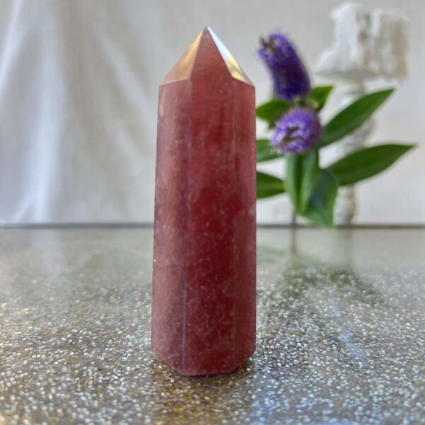 Strawberry quartz tower - Image 3