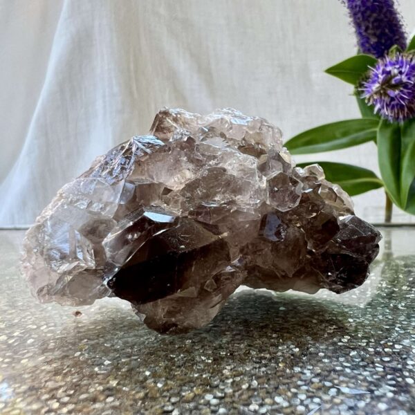 Smokey quartz cluster - Image 4