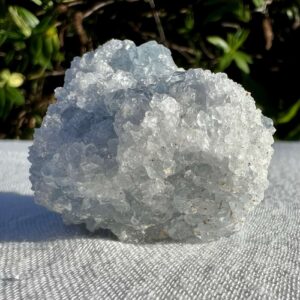 celestine cluster natural blue crystal throat vishuddha chakra celestite simple home decoration online crystal shop Aotearoa