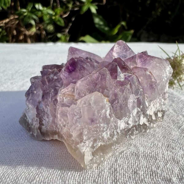 amethyst cluster natural purple quartz home decoration crystal sahasrara ajna crown third eye chakra online crystal shop Aotearoa natural healing