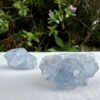 Celestine clusters natural blue crystal throat vishuddha chakra celestite simple home decoration online crystal shop Aotearoa