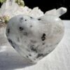 rainbow moonstone heart hand carved crystals and minerals online shop NZ Aotearoa