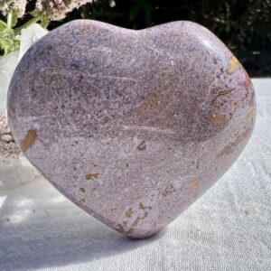 pink jasper heart unusual jasper natural mineral online crystal shop aotearoa new zealand