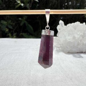 ruby pendant crystal jewellery natural gemstones online crystal shop NZ Aotearoa