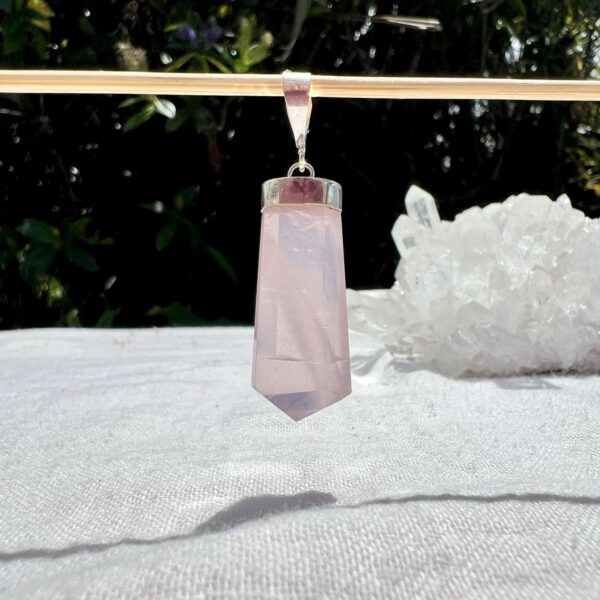 Rose quartz pendant - Image 2