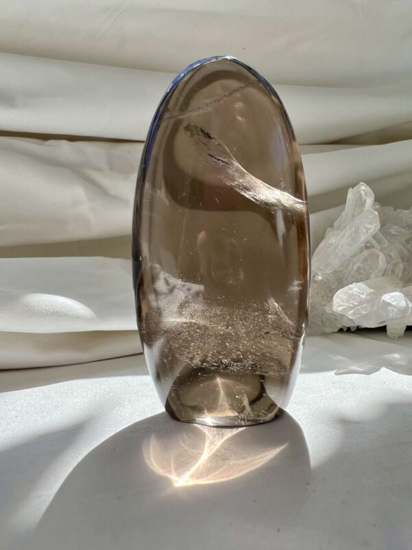 smokey quartz freeform smooth polished superb clarity crystal shop online the hidden gem