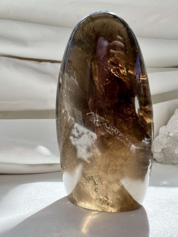 smokey quartz freeform smooth polished superb clarity crystal shop online the hidden gem