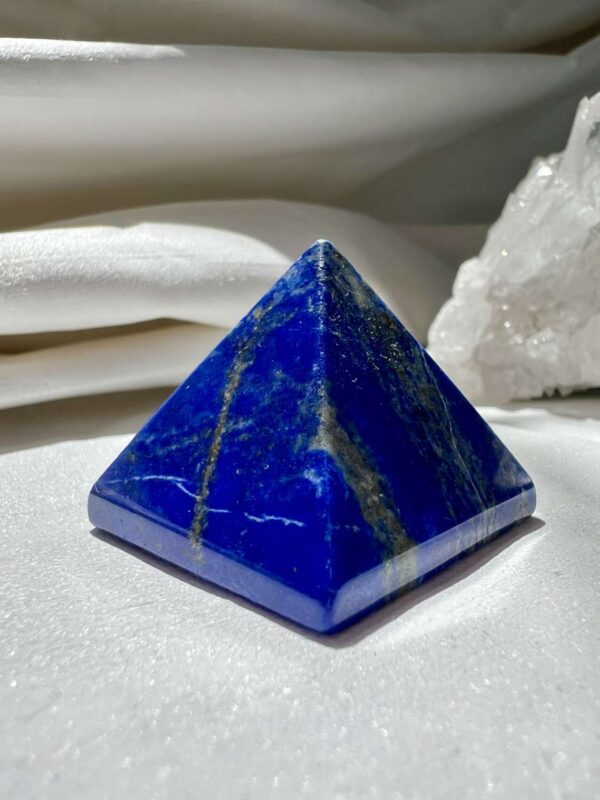 lapis lazuli pyramid carved natural rock genuine lapis lazuli