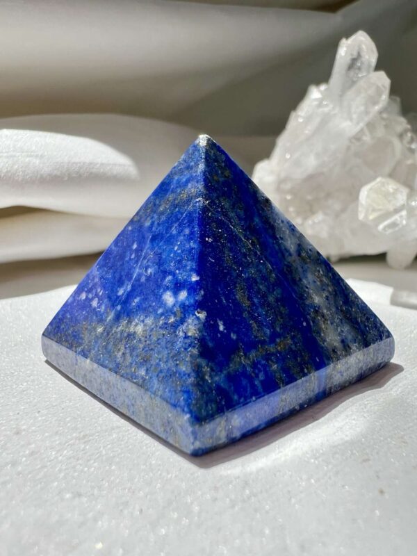 lapis lazuli pyramid carved natural rock genuine lapis lazuli