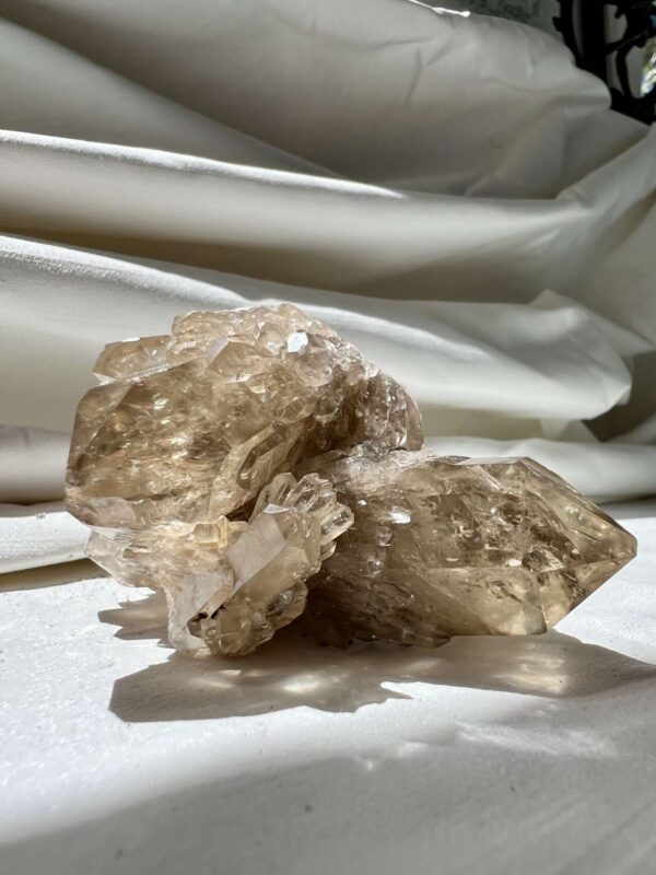 natural citrine cluster kundalini quartz crystals yoga mindfulness home decor natural artworks