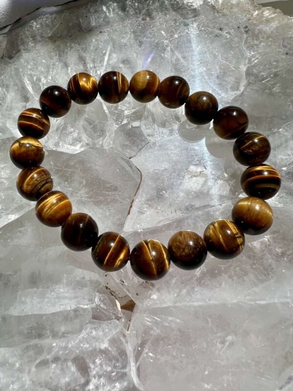 golden tiger eye bracelet natural crystal jewellery tiger eye bead golden brown crocidolite