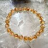 citrine bracelet 8 mm crystal bead jewellery